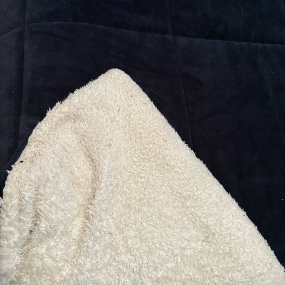 UGG Navy Comforter Set with Sherpa Lining - Picture 2 of 6